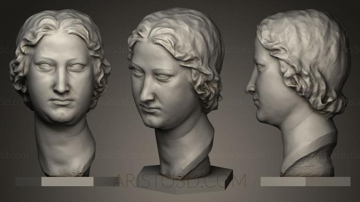 Busts and heads antique and historical (BUSTA_0075) 3D model for CNC machine
